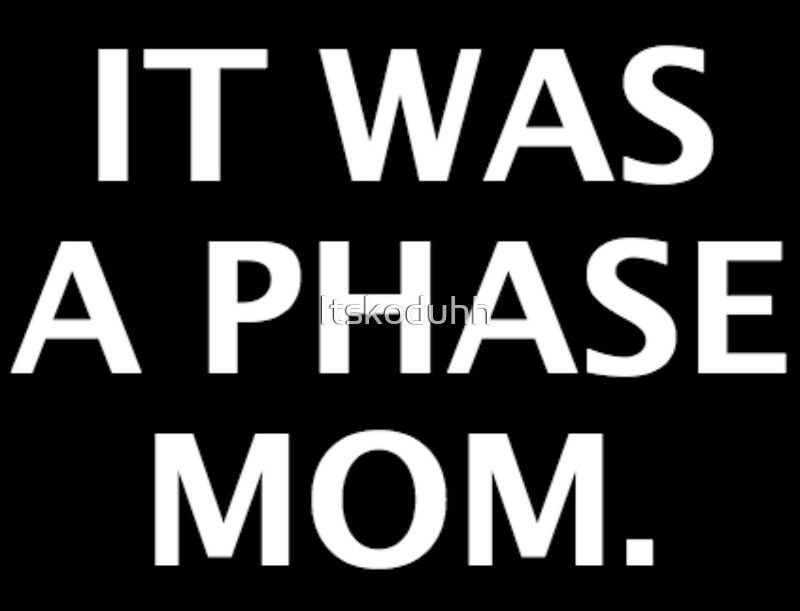 its-not-just-a-phase-mom-posters-by-itskoduhh-redbubble