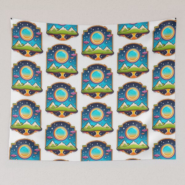 Item preview, UFO Spacescape Design designed and sold by SO-FU.