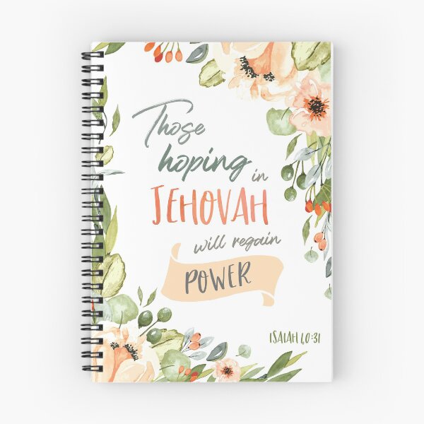 Item preview, 2018 Yeartext - Those Hoping in Jehovah Will Regain Power designed and sold by Good News Gifts.