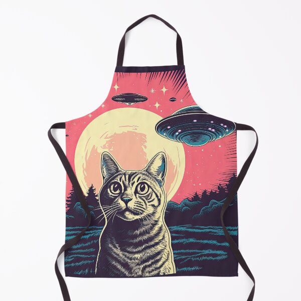 Item preview, Cat Selfie UFO designed and sold by ApproachingZion.
