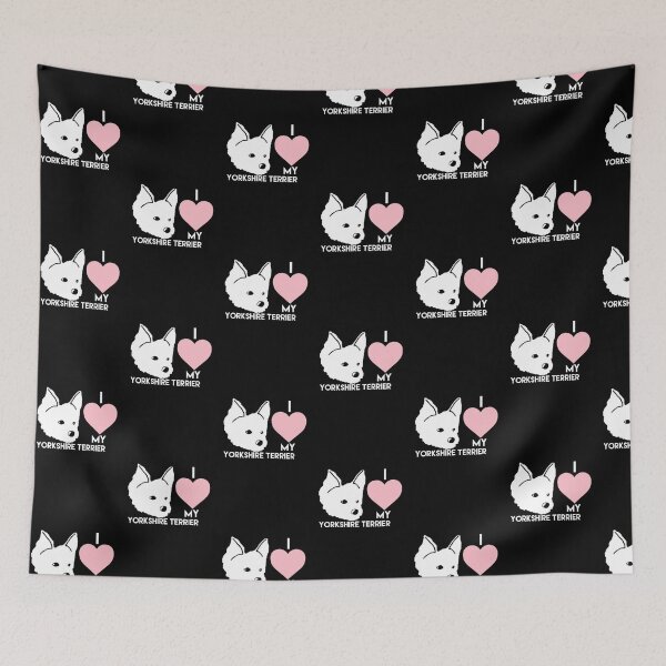 Item preview, I Love My Yorkshire Terrier designed and sold by MissBubblegumBlue.