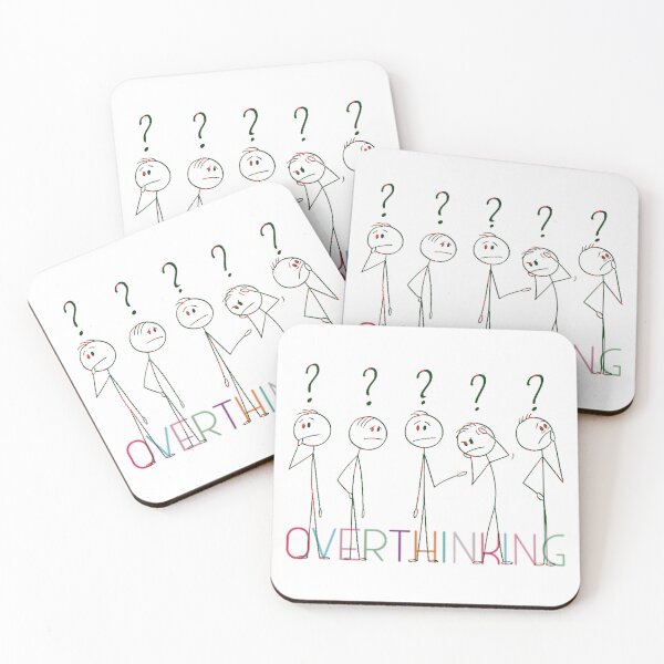 Item preview, Stick Man Overthinking designed and sold by ArtAngiTresors.