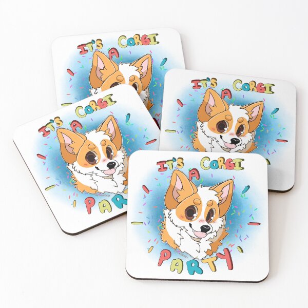 Item preview, It’s a corgi party! designed and sold by Slushiekins.