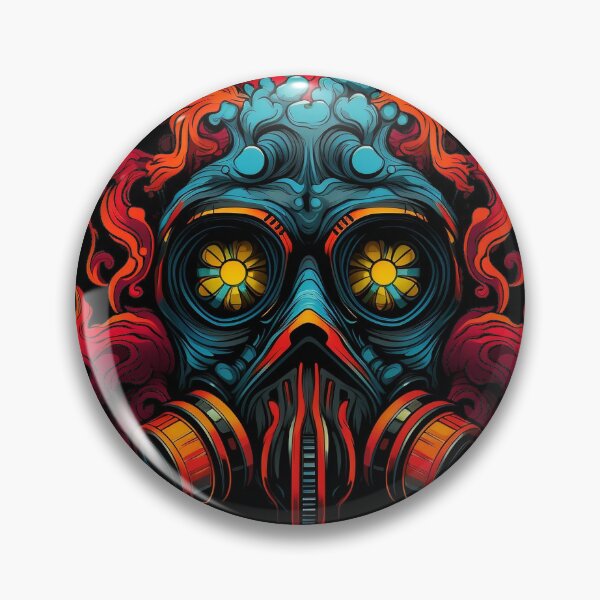 Item preview, Psychedelic Fire Mask: Ignited Spirit designed and sold by PsyCloth.