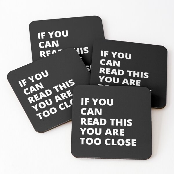 Item preview, If You Can Read This You Are Too Close designed and sold by MoxieVibe.