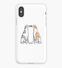Two Funny Barzoi Dogs iPhone Case