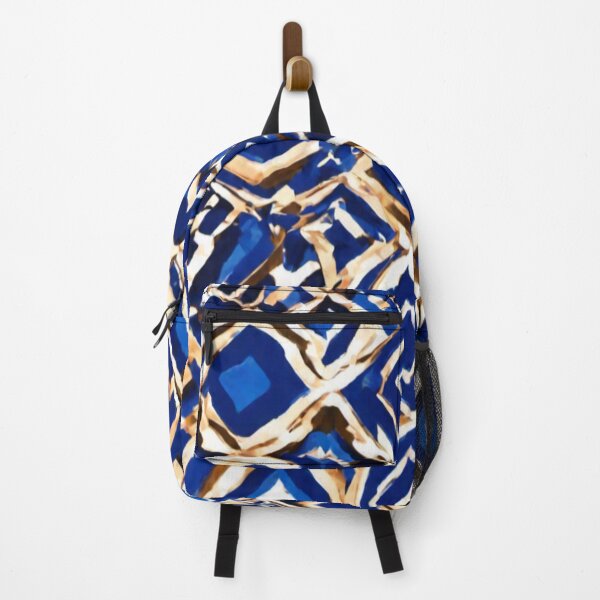 Item preview, Blue & White Diamond Abstract Retro Pattern Design designed and sold by Md Rashid  Hasan.