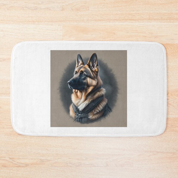 Item preview, German Shepherd Military Style Harness Portrait  designed and sold by GSDDESIGNMERCH.