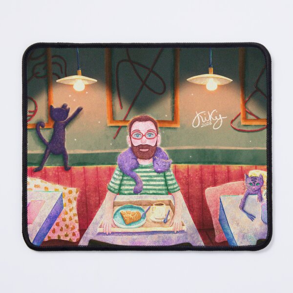 Item preview, Breakfast with cats designed and sold by Karla-Kiky.