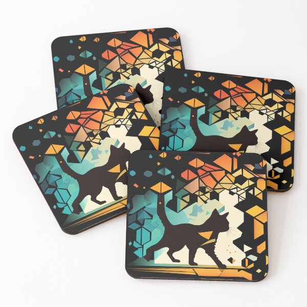 Item preview, Windswept Portrait: Mosaic Fragmentation - Cat designed and sold by ArtStile.