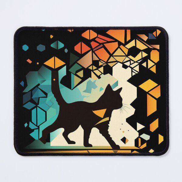 Item preview, Windswept Portrait: Mosaic Fragmentation - Cat designed and sold by ArtStile.