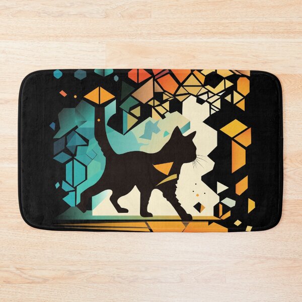 Item preview, Windswept Portrait: Mosaic Fragmentation - Cat designed and sold by ArtStile.