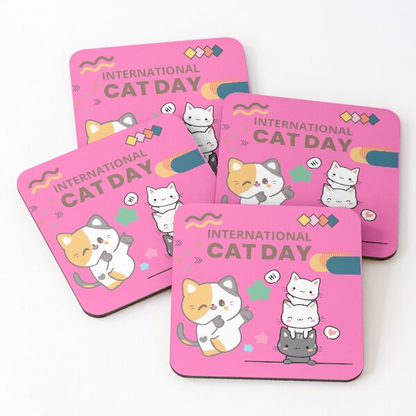 Item preview, Cat Day - International Cat Day - Pink Mode - Beautiful  designed and sold by montillalee.