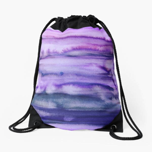 Power Purple Drawstring Bag