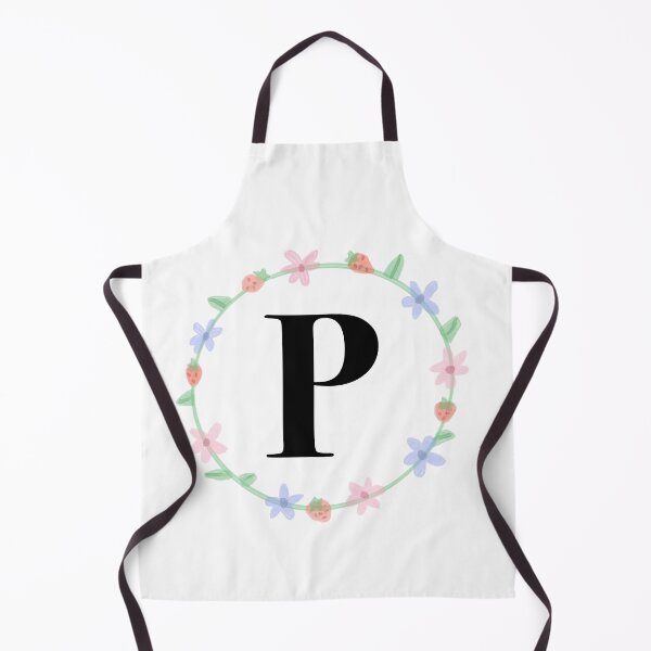 Item preview, “P” initial designed and sold by tinasartspace.