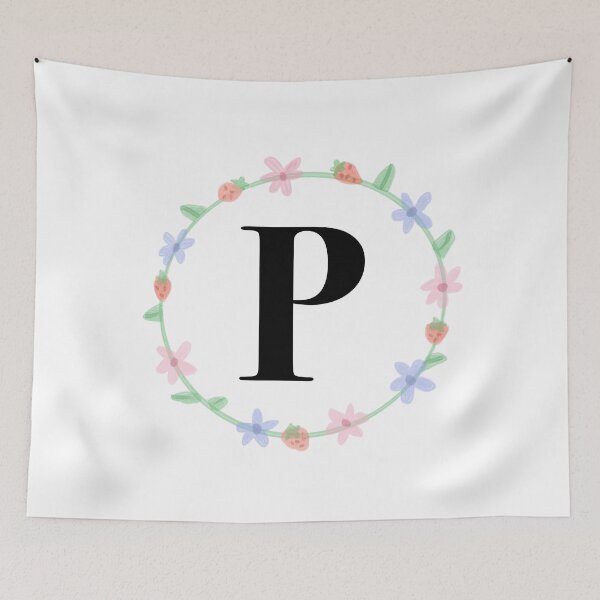 Aperçu de l'œuvre "P" initiale créée et vendue par tinasartspace.