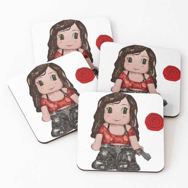Item preview, AMANDA SQUINKY STICKER designed and sold by freakydeakydraw.