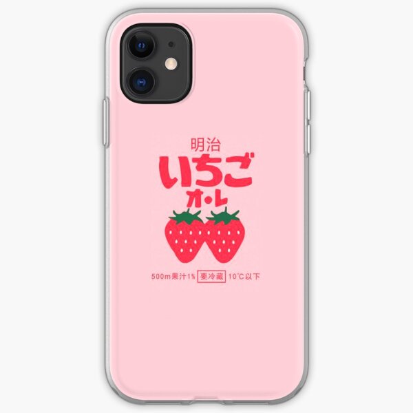 Strawberry Milk iPhone Soft Case