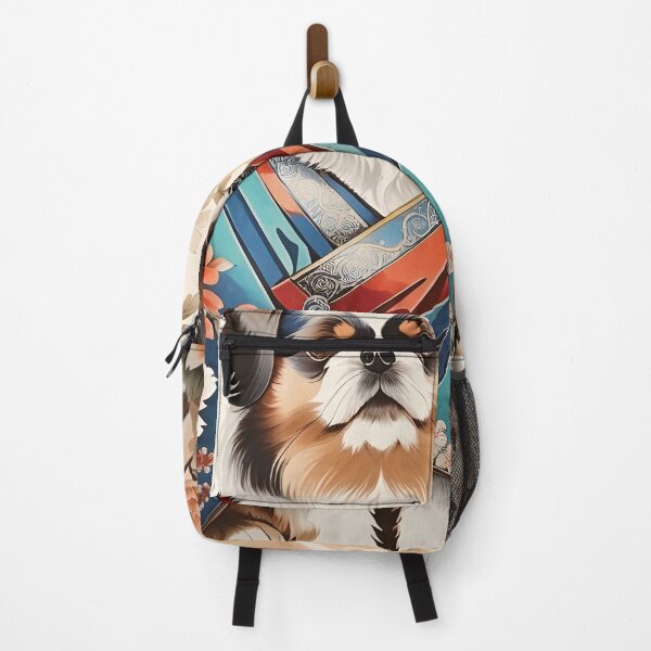 Item preview, Adorable Chinese Shih Tzus Family Portrait Art designed and sold by Sandydesign.