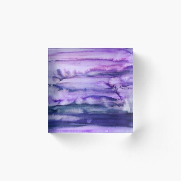 Power Purple Acrylic Block