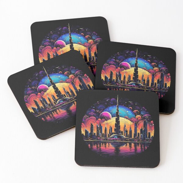 Item preview, Psychedelic Dubai: Futuristic Oasis designed and sold by PsyCloth.