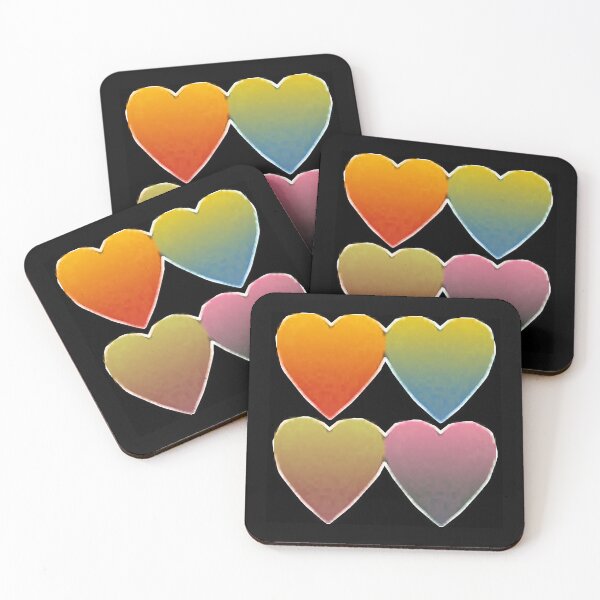 Item preview, colorful hearts designed and sold by AnnabellaRh.