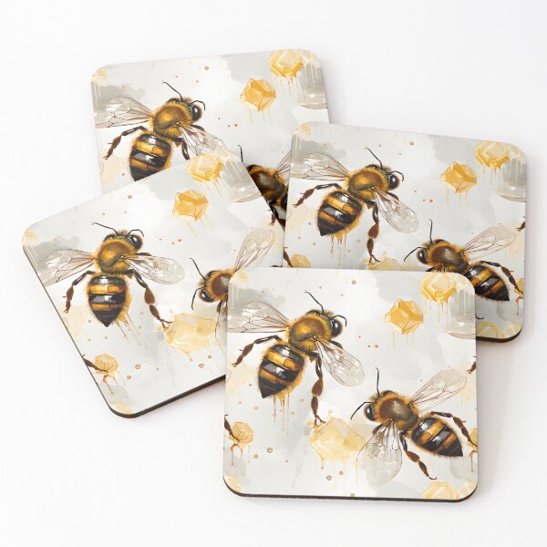Item preview, Honeycomb and Bee Pattern 22 designed and sold by DigitalPatternx.