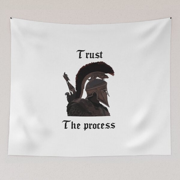 Item preview, Motivation soldier trust the process designed and sold by Jakub Nowak.