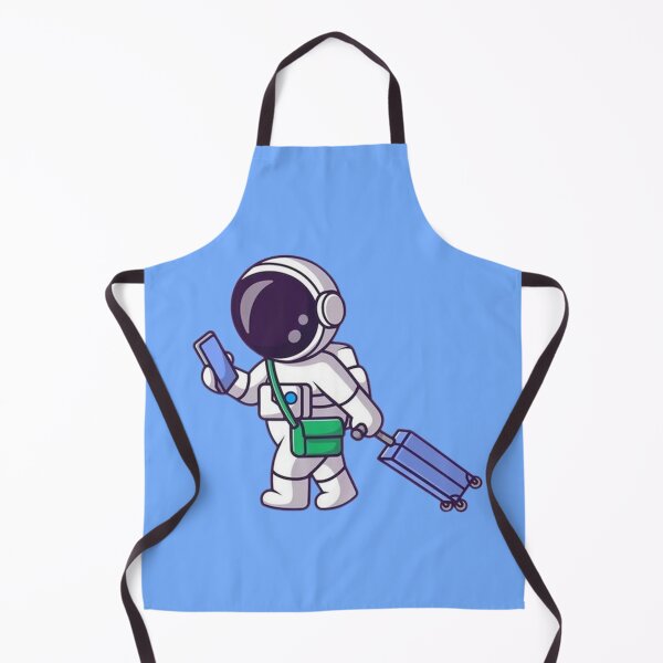 Item preview, Cute astronaut traveling with suitcase and phone designed and sold by Stre1f.