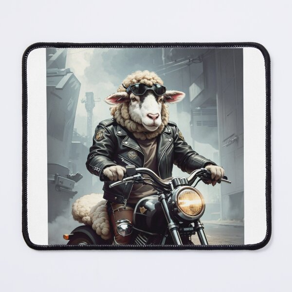 Item preview, Mike the Sheep Biker designed and sold by Koalakoker.
