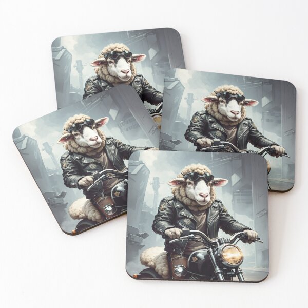 Item preview, Mike the Sheep Biker designed and sold by Koalakoker.
