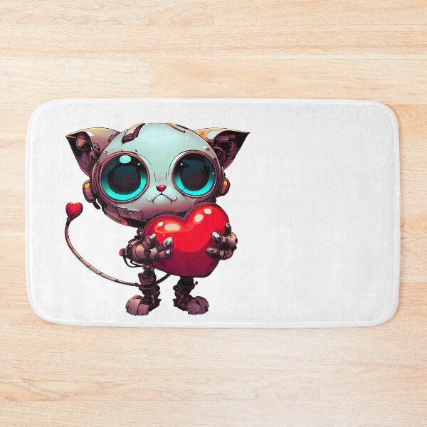 Item preview, Robo-Cat Love! designed and sold by kukamatsu.