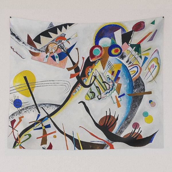 Item preview,  Kandinsky | Segment Blue, 1921 designed and sold by BossyCatHome.