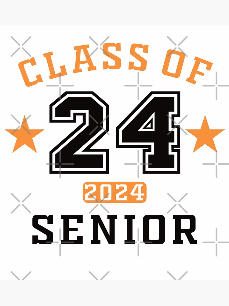 Graduation Class of 2024 Round Stickers - Grad Party Favor Labels