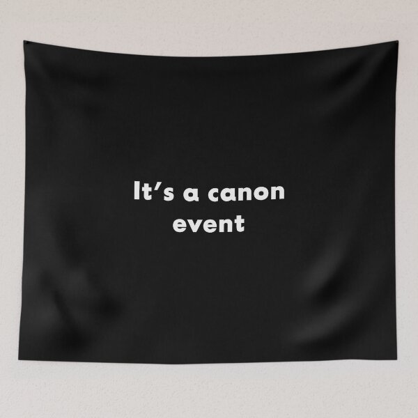 Item preview, It's a Canon Event (Spiderverse Quotes) designed and sold by Charcoalart.