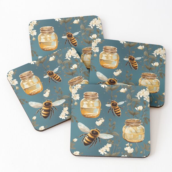 Item preview, Honeycomb and Bee Pattern 23 designed and sold by DigitalPatternx.