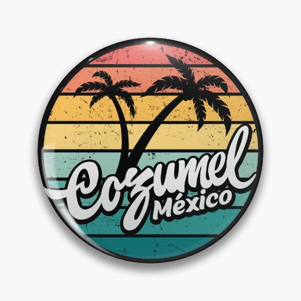 Item preview, Cozumel Beach, Mexico retro sunset designed and sold by Pau Baz.