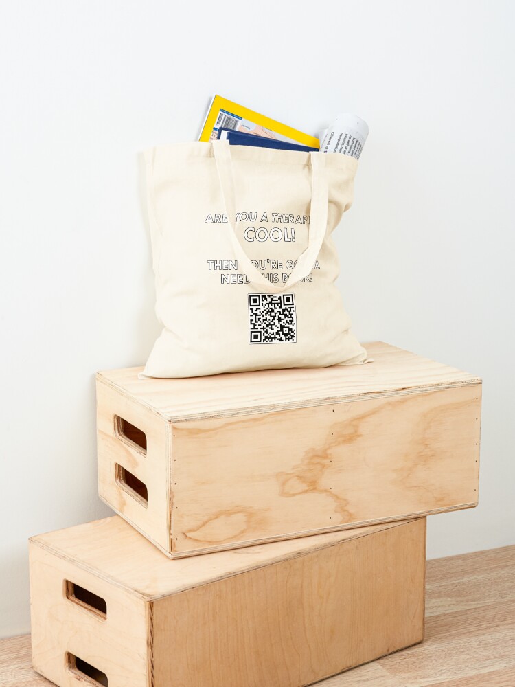 Thumbnail 4 of 5, Tote Bag, THERAPIST? COOL! designed and sold by londonlondon.