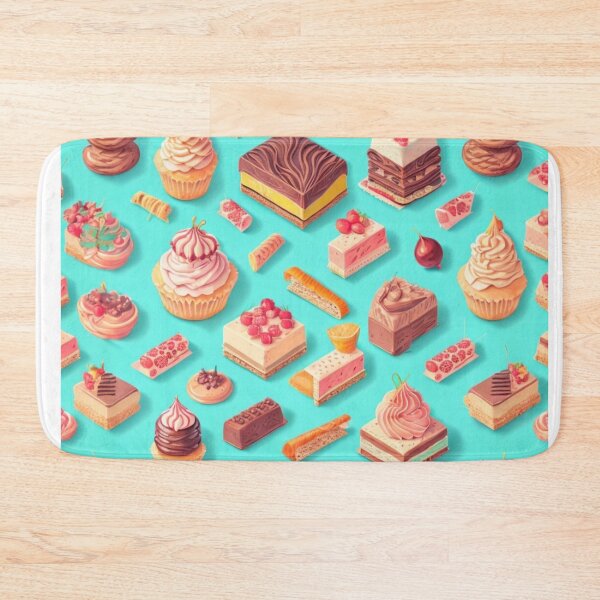 Item preview, Chocolate flavor desserts cake seamless pattern designed and sold by wachasoul.