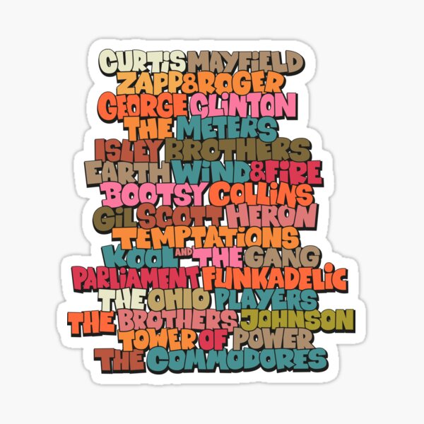 Aperçu de l'œuvre Funk Odyssey : Légendes du groove créée et vendue par Boogosh.
