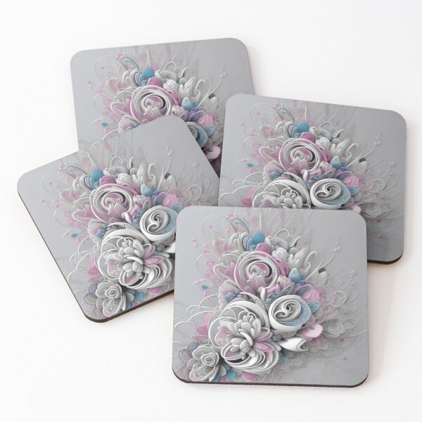 Item preview, pastel flowers designed and sold by  Mudikeys.