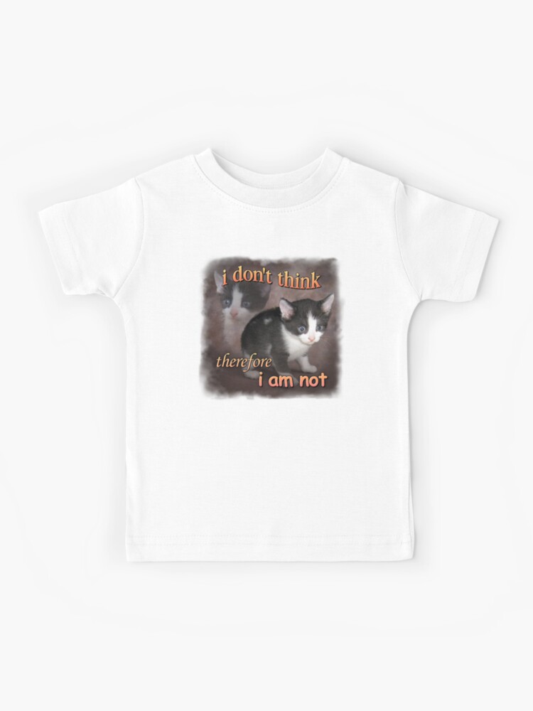 Cat Memes Kids T-shirts