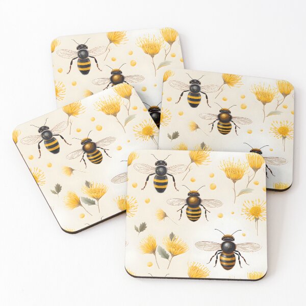 Item preview, Honeycomb and Bee Pattern 24 designed and sold by DigitalPatternx.