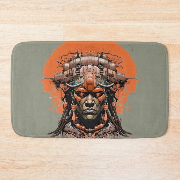 Item preview, Cyberpunk Shaman colorful graphic designed and sold by Hisirdoux.