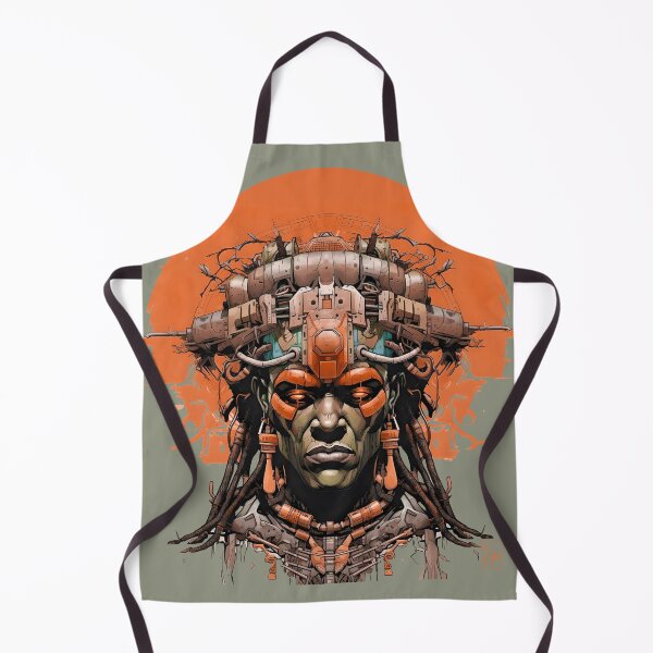 Item preview, Cyberpunk Shaman colorful graphic designed and sold by Hisirdoux.