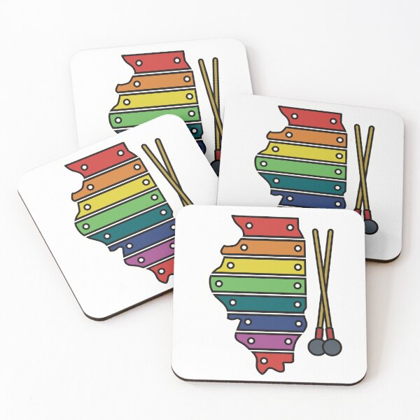 Item preview, Rainbow Xylophone Illinois  designed and sold by Katherine Reardon.