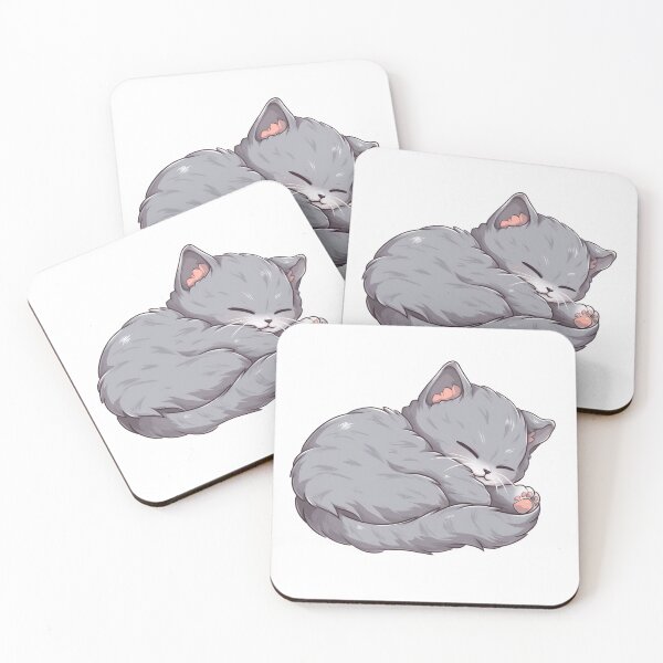 Item preview, Cute Chartreux Cat Sleeping designed and sold by SundayDonuts.