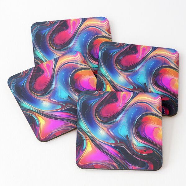Item preview, 3D Colorful Waves Digital Art  designed and sold by samuelpinzon.