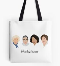 Die Supremes (schwarzer Text / weißer Hintergrund) Tasche