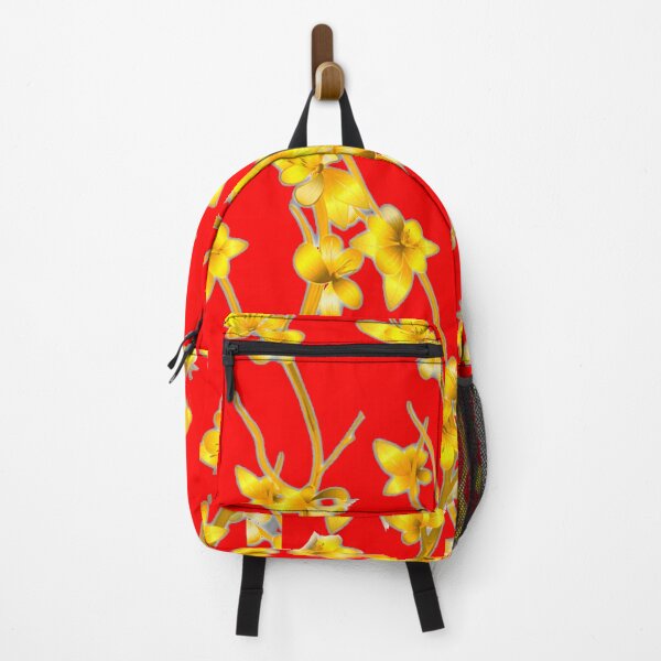 Item preview, GOLDEN SPRING FLORALS PATTERN RED ART designed and sold by sharlesart.